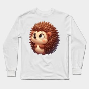 Cute Hedgehog Long Sleeve T-Shirt